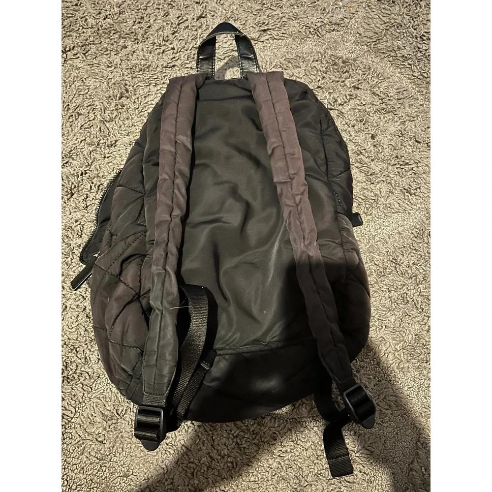 MARC JACOBS Quilted Nylon Backpack Black Quilted School Medium Capsule